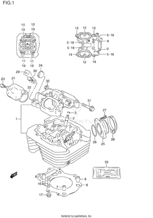 Cylinder Head Schematic