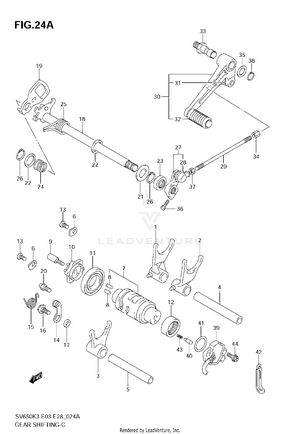 Gear Shifting (model K4) Schematic