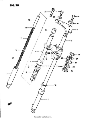 Front Fork Schematic