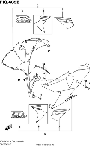 Side Cowling (ajp,jsp) Schematic