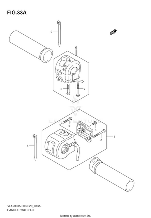 Handle Switch (model K7/k8/k9) Schematic