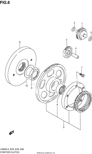 Starter Clutch Schematic