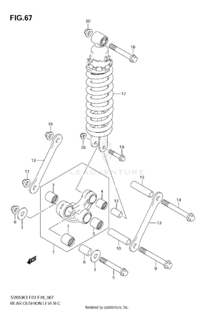 Rear Cushion Lever Schematic