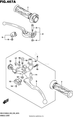 Handle Lever Schematic