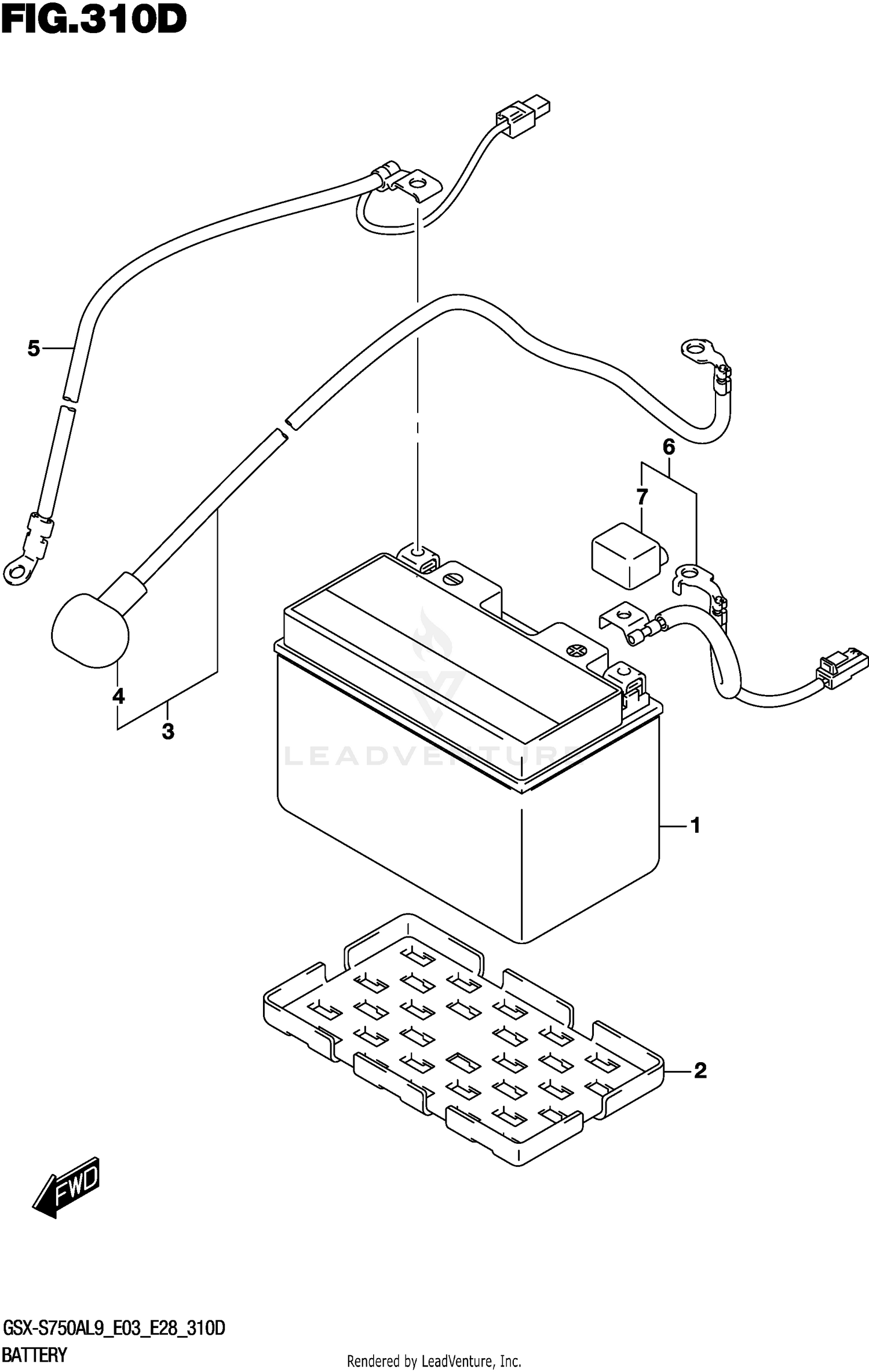 BATTERY (GSX-S750YAL9 E28)
