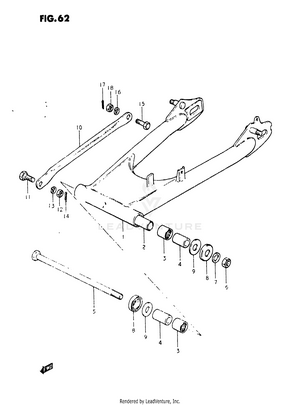 Rear Swinging Arm Schematic