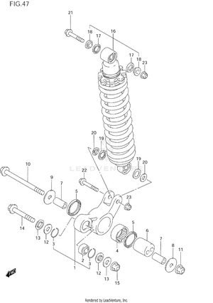 Rear Cushion Lever Schematic