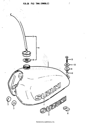 Fuel Tank (rm80b Schematic