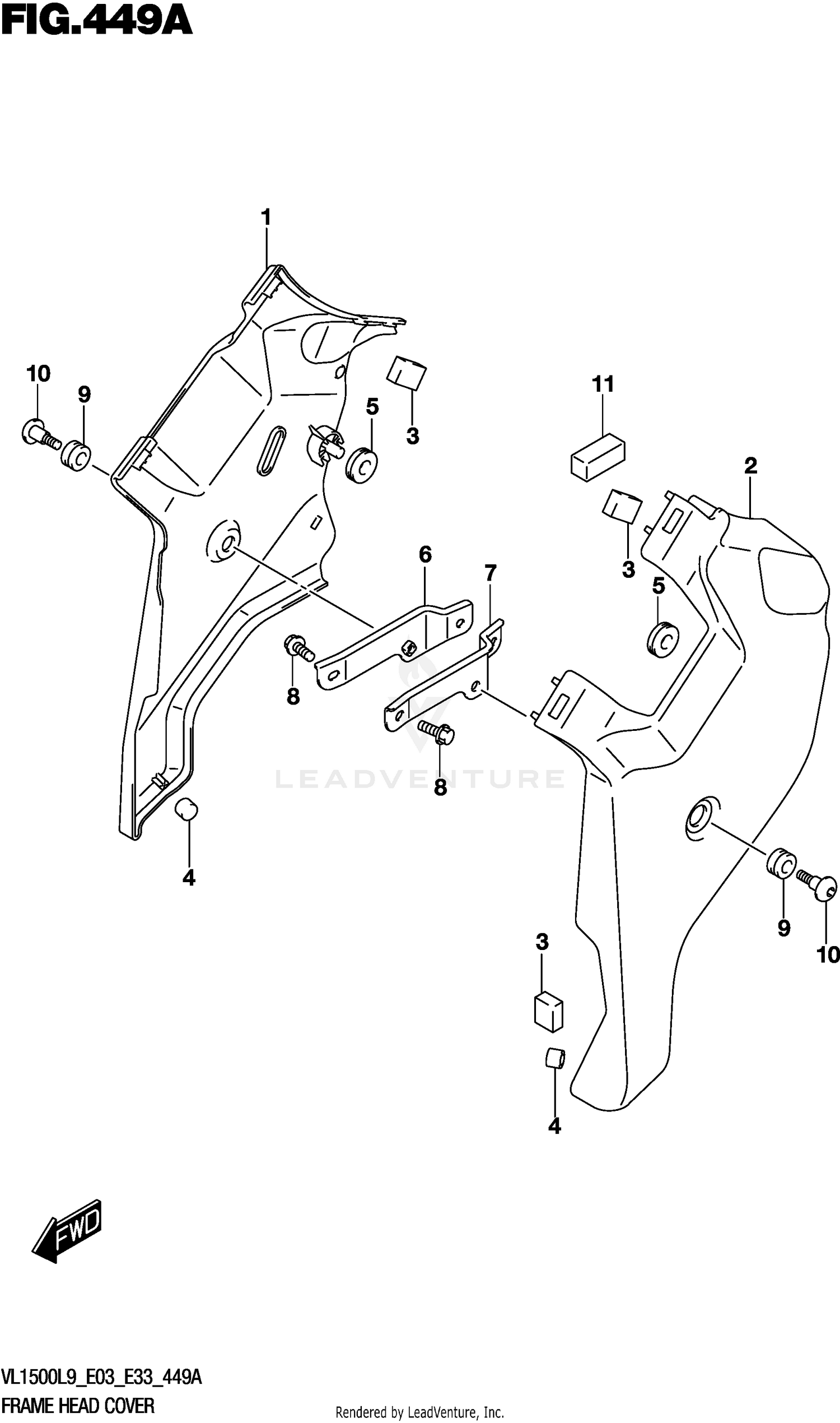 FRAME HEAD COVER