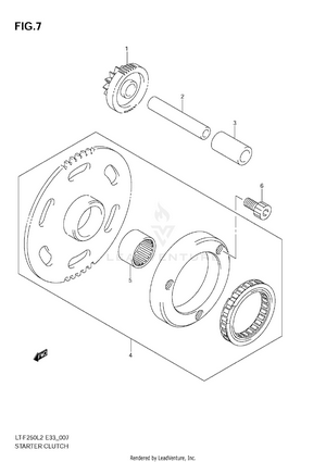 Starter Clutch Schematic