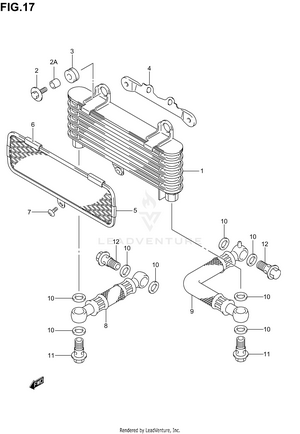 Oil Cooler Schematic