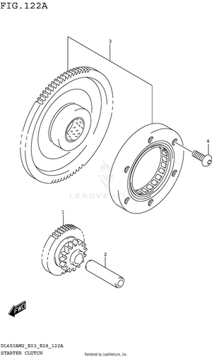 Starter Clutch Schematic