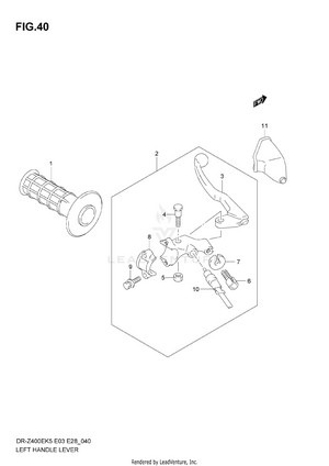 Left Handle Lever Schematic