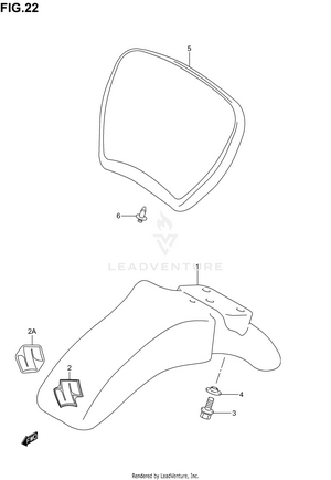 Front Fender Schematic