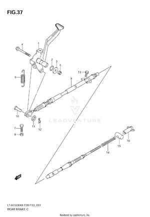 Rear Brake Schematic