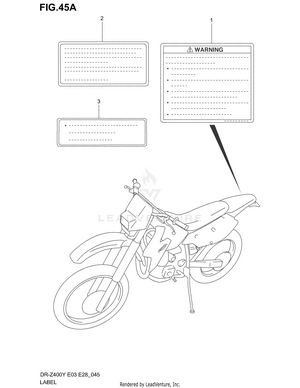 Label (model K4) Schematic