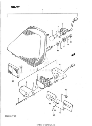 Rear Combination Lamp Schematic