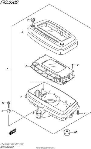 Speedometer (lt-a500xl5 P33) Schematic