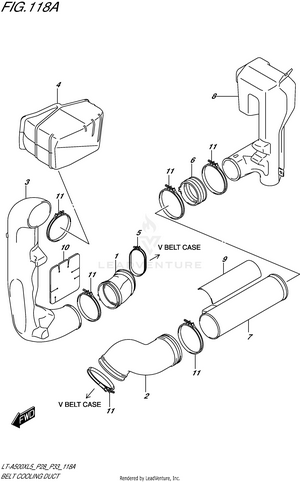 Belt Cooling Duct Schematic