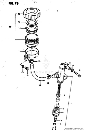 Rear Master Cylinder Schematic