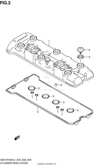 Cylinder Head Cover Schematic