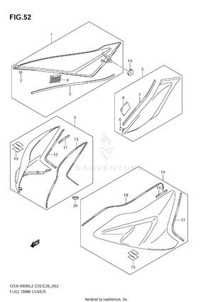 Fuel Tank Cover Schematic