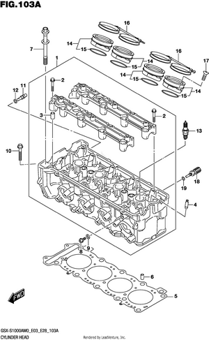 Cylinder Head Schematic