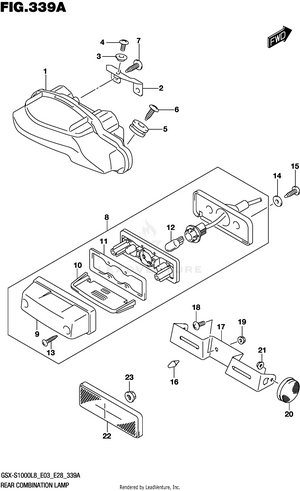 Rear Combination Lamp Schematic