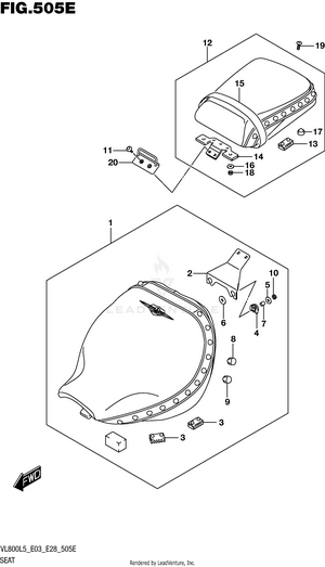 Seat (vl800tl5 E33) Schematic