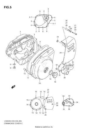 Crankcase Cover Schematic