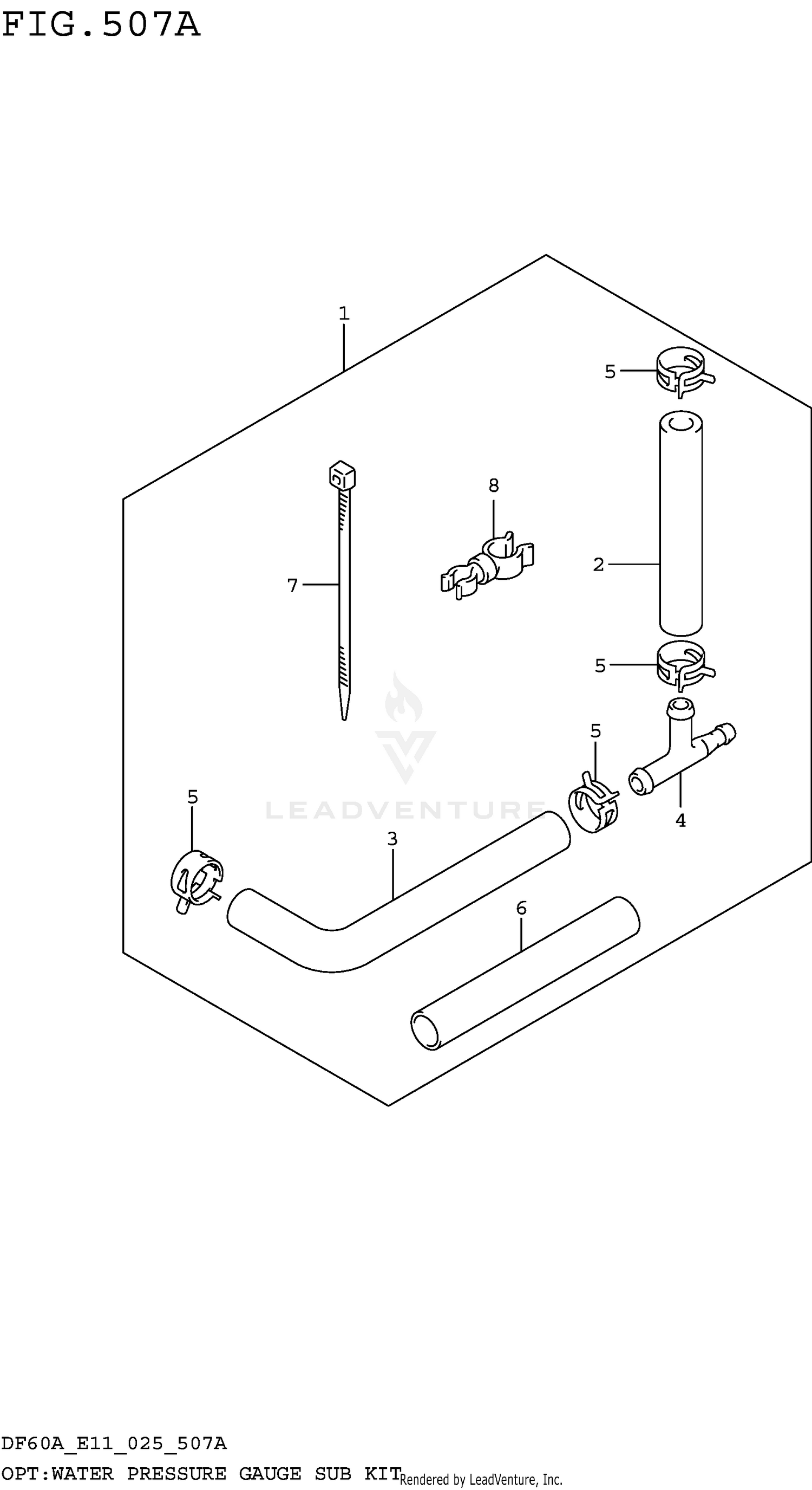 OPT:WATER PRESSURE GAUGE SUB KIT