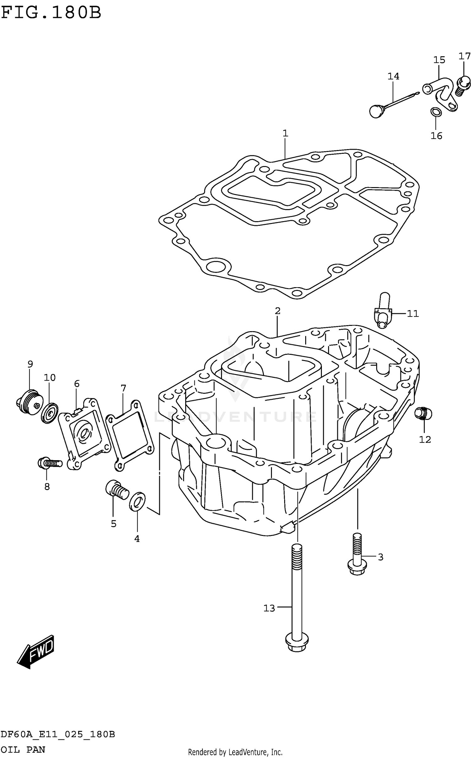 OIL PAN (SEE NOTE)