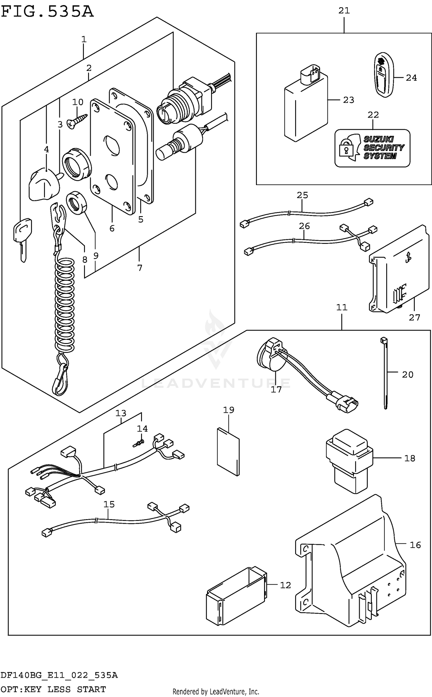 OPT:KEY LESS START (E11:021)