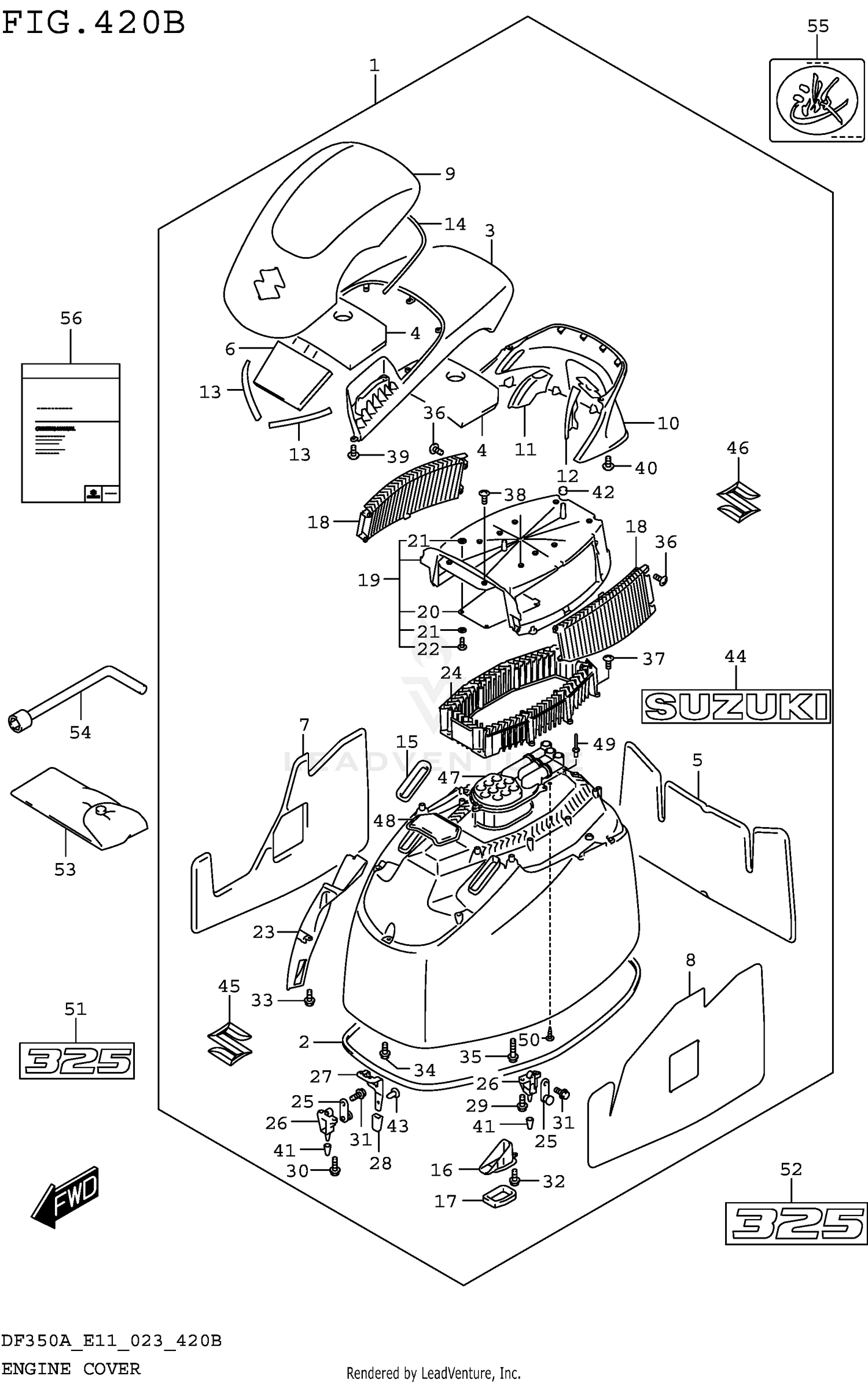 ENGINE COVER (DF325A)