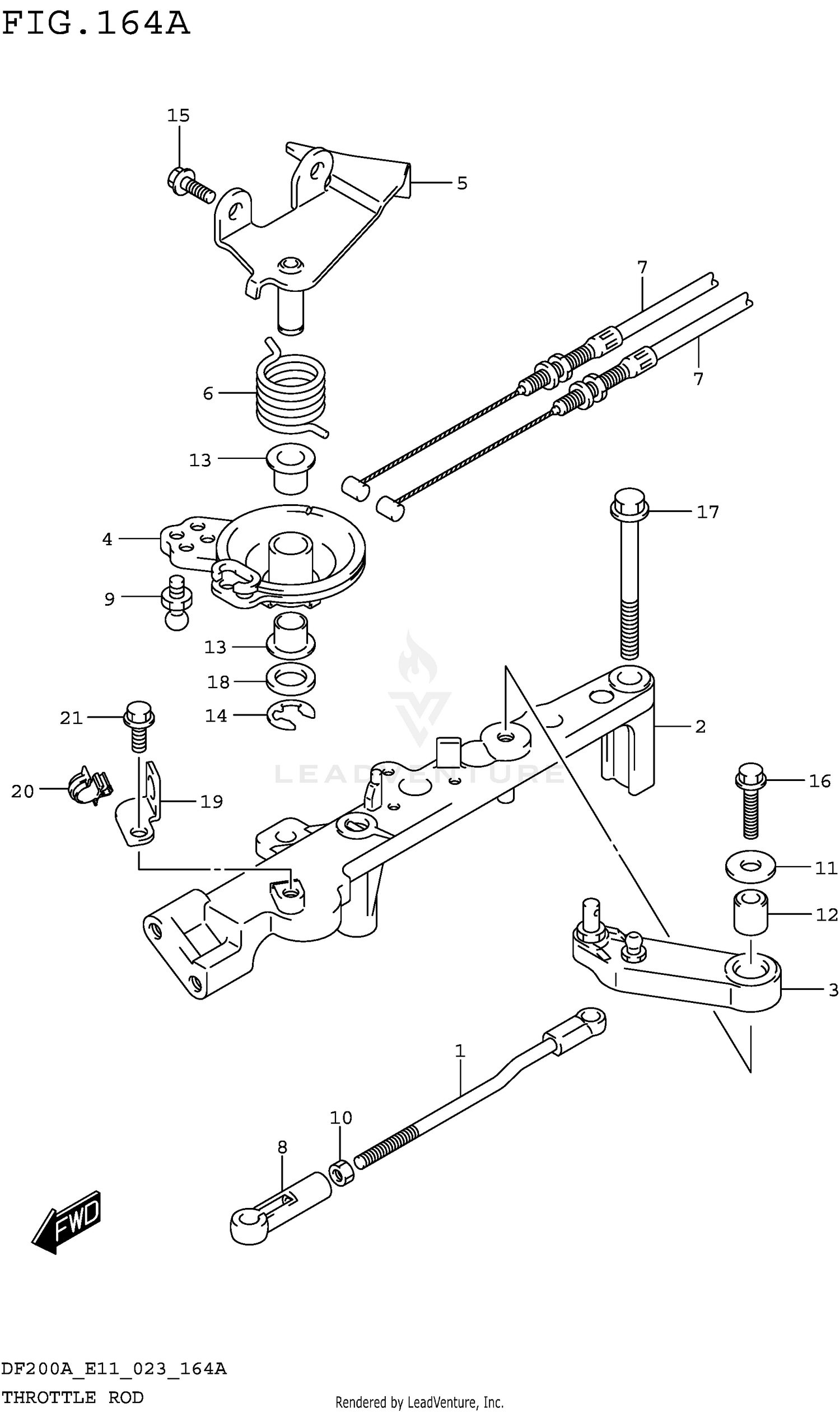 THROTTLE ROD
