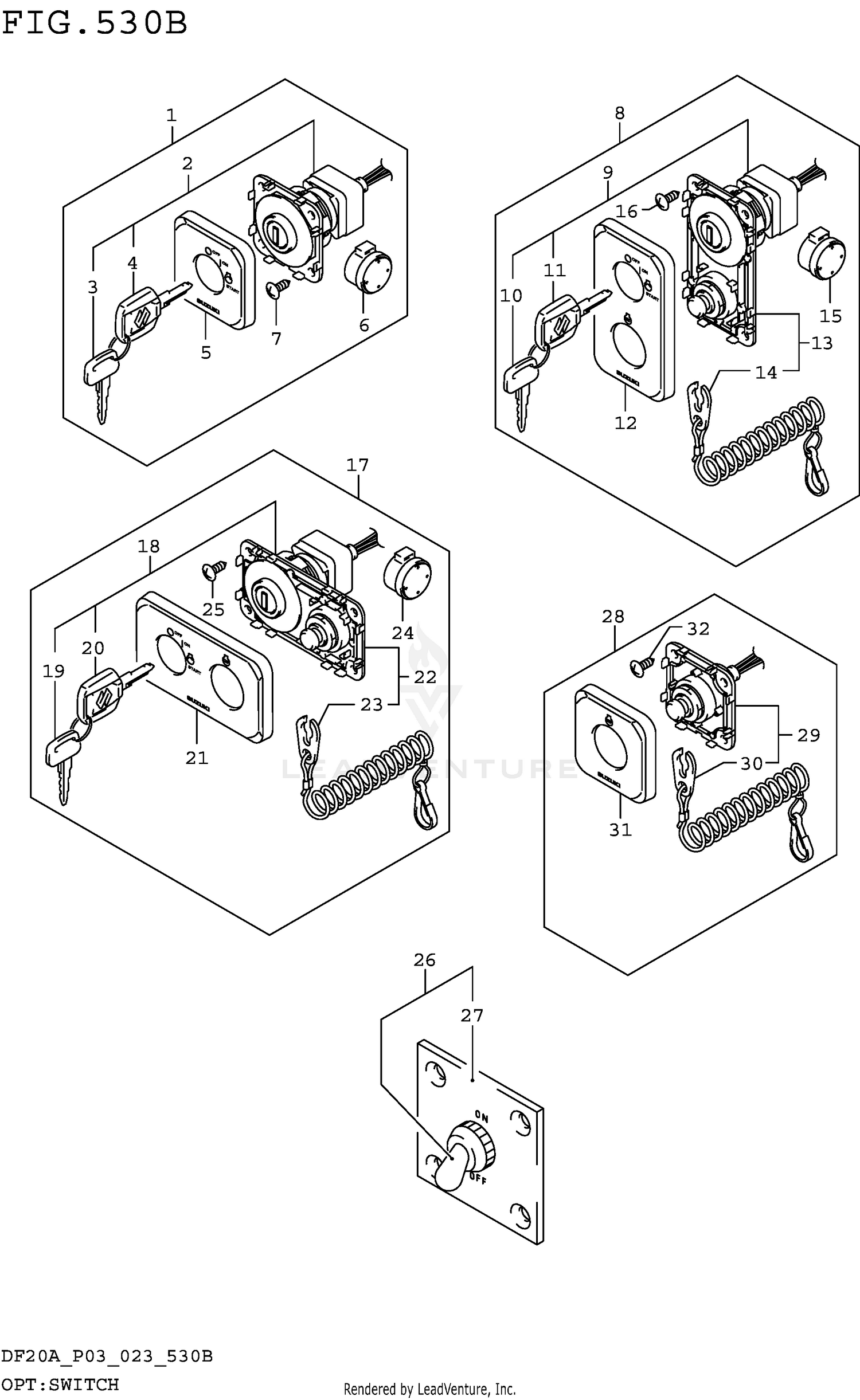OPT:SWITCH (SEE NOTE)