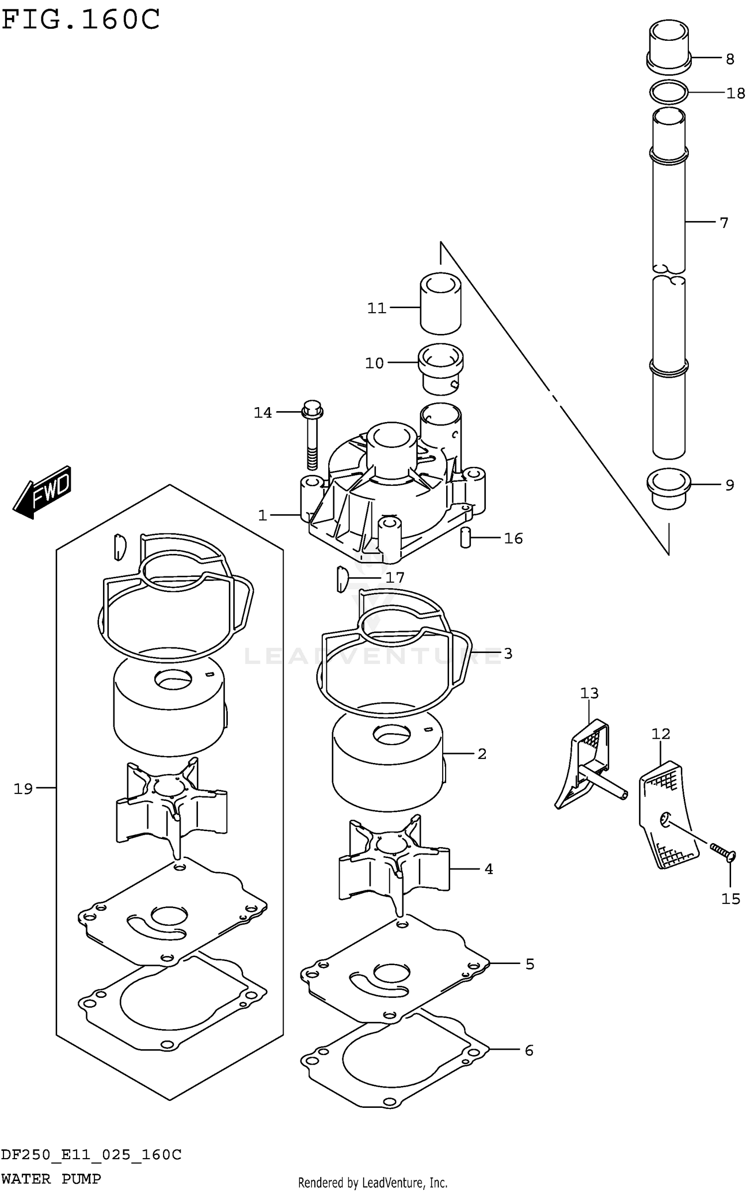 WATER PUMP (E40)