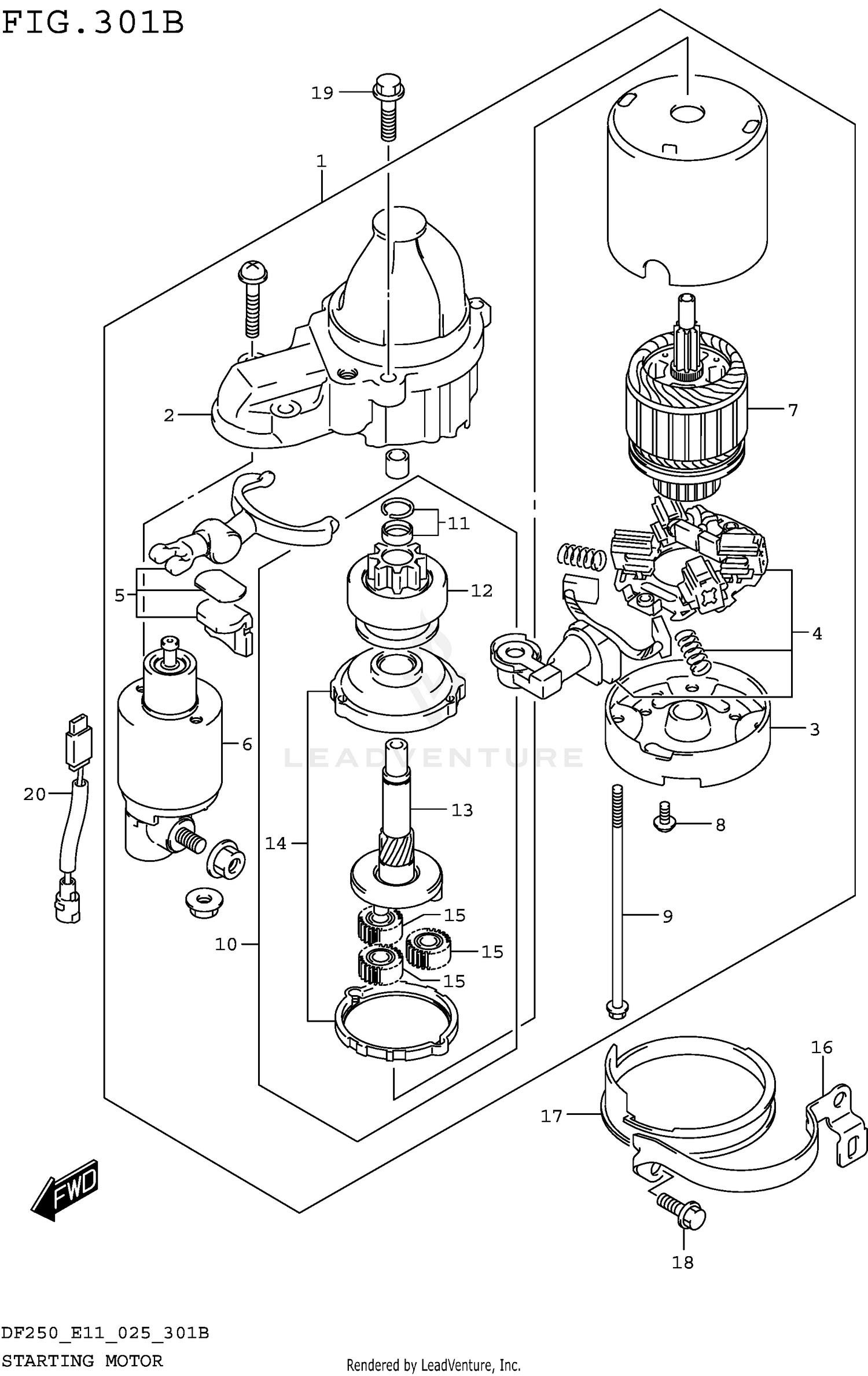 STARTING MOTOR (025)