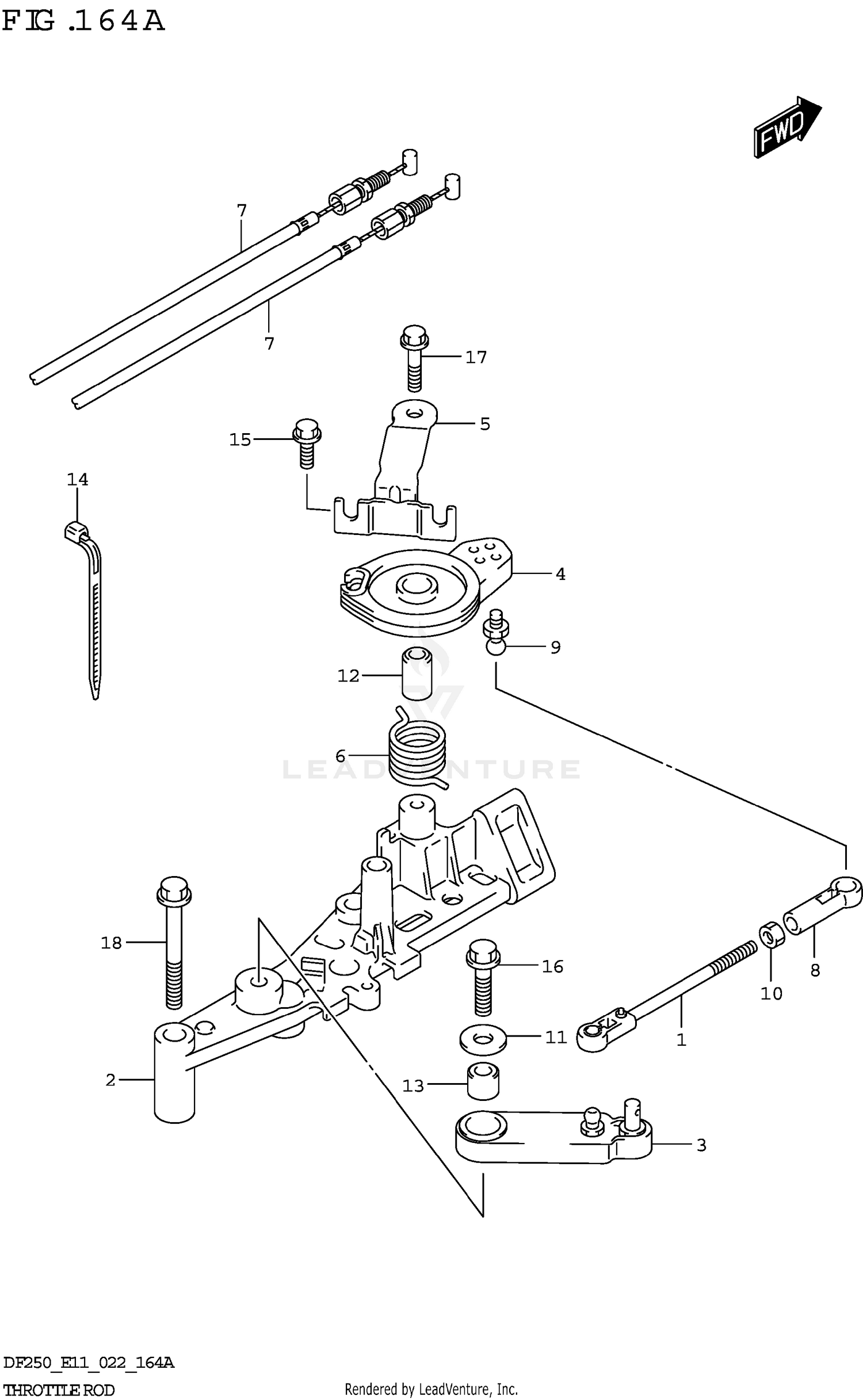 THROTTLE ROD