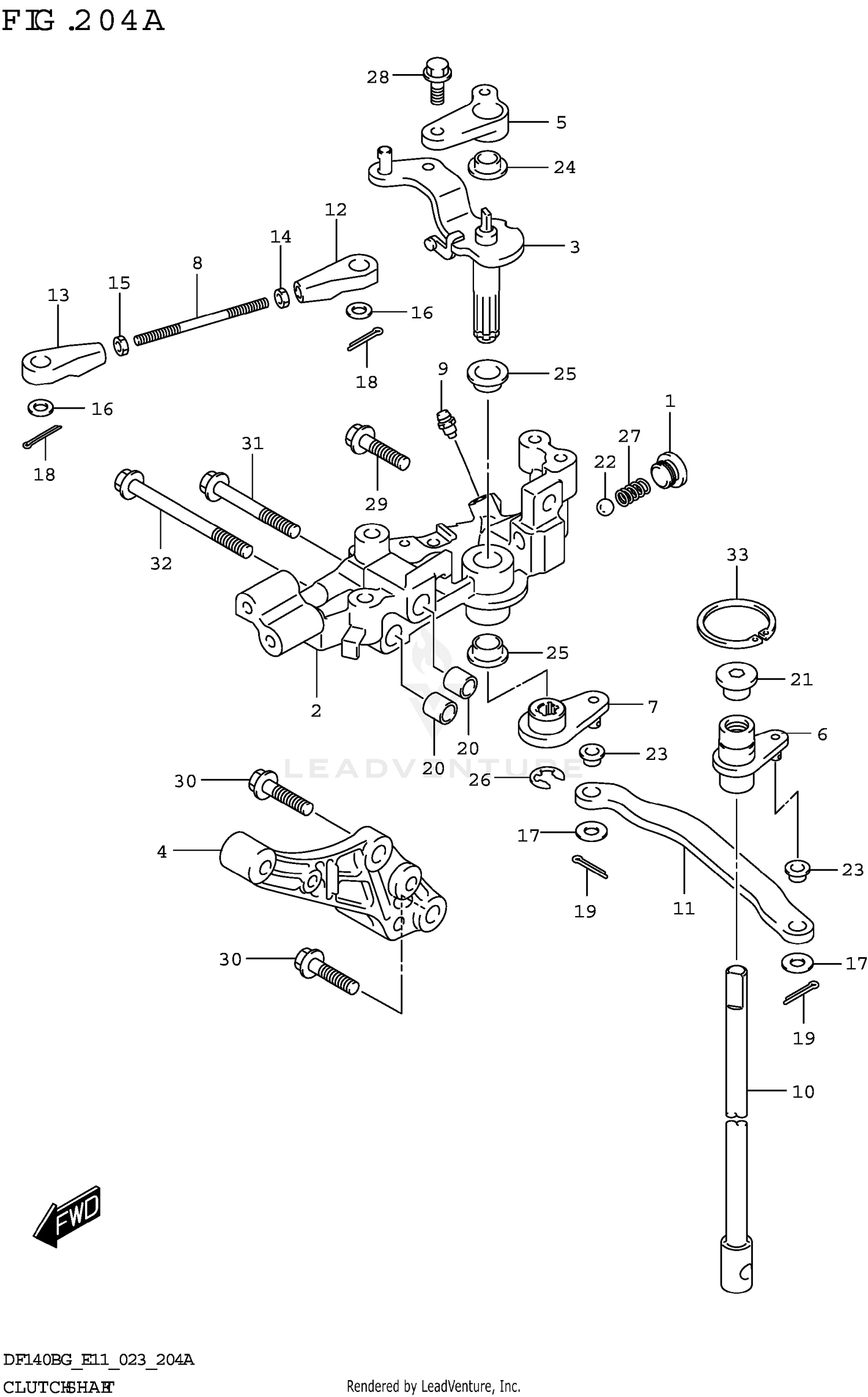 CLUTCH SHAFT