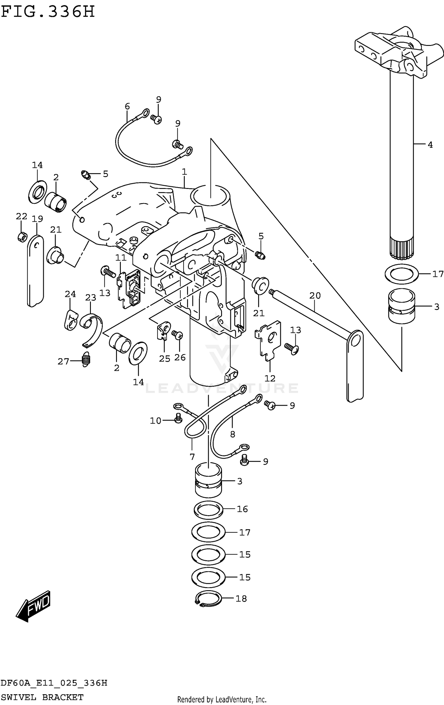 SWIVEL BRACKET (DF60AVTH)
