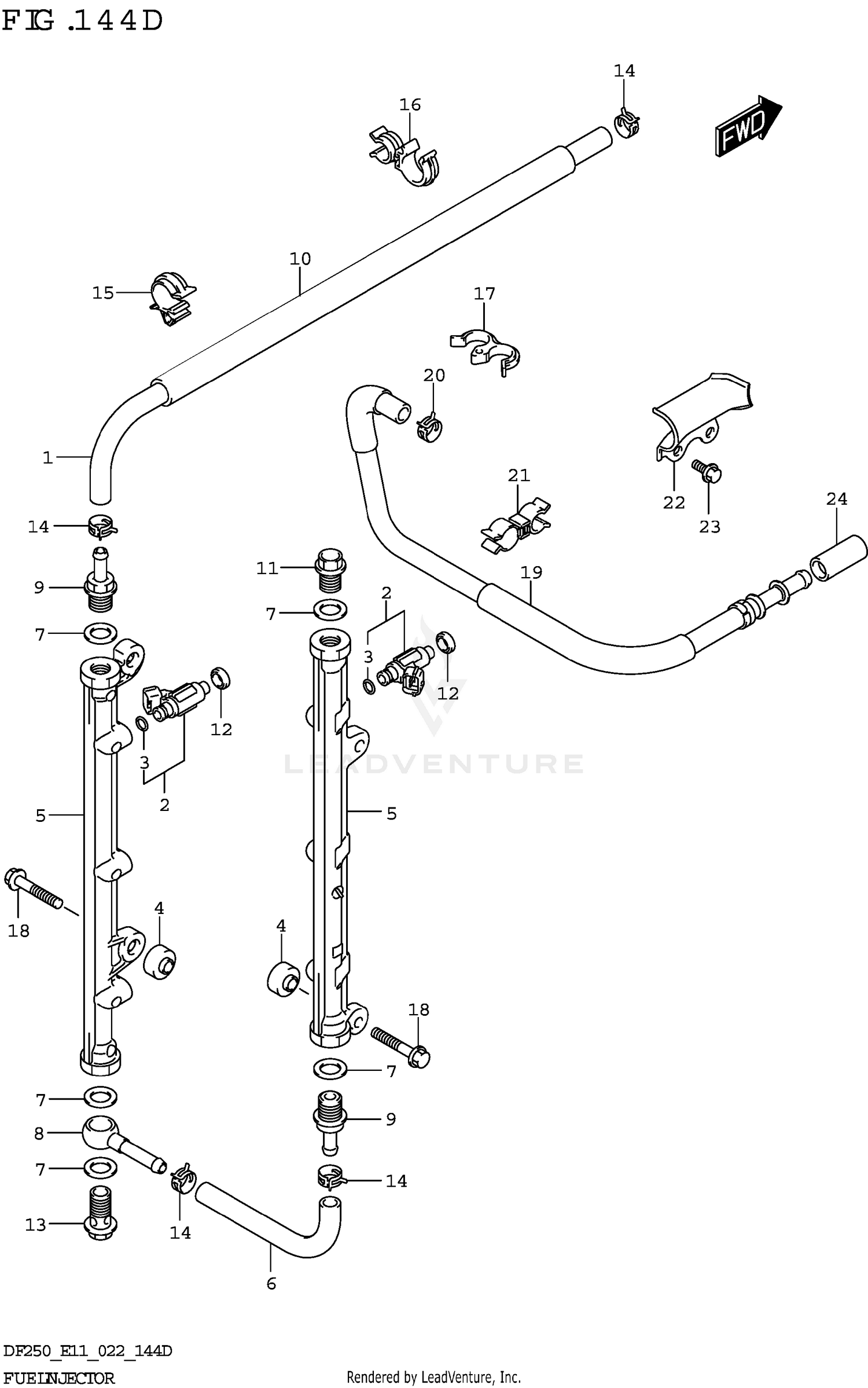 FUEL INJECTOR (E40)