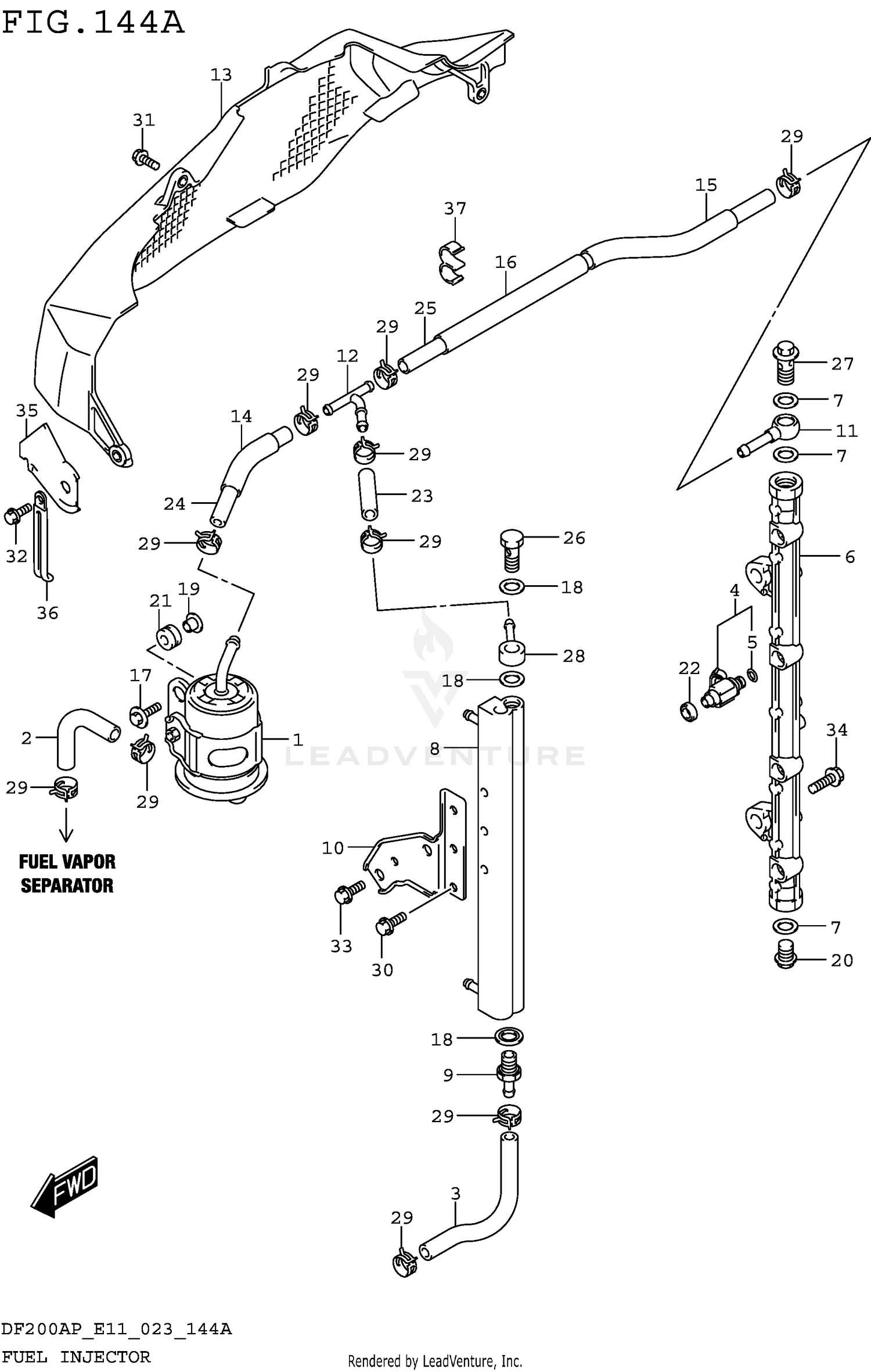 FUEL INJECTOR (E01 E03 E11)