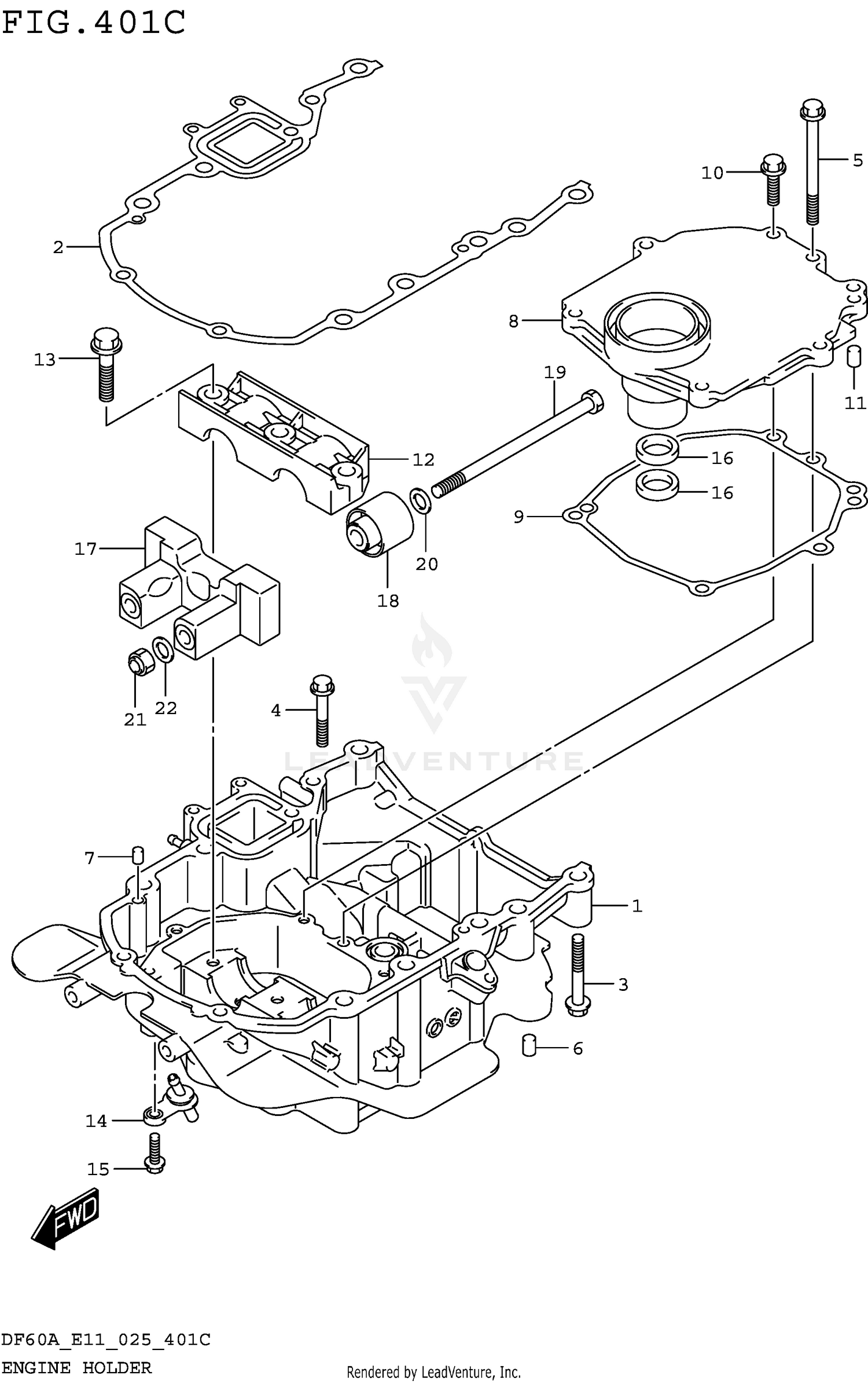 ENGINE HOLDER (DF40ASVT)