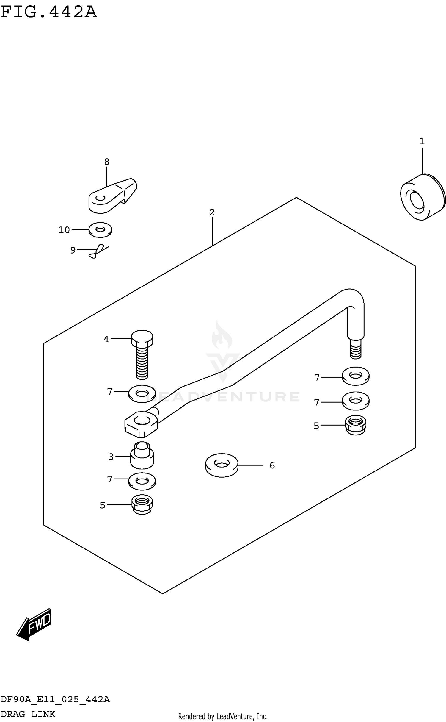 DRAG LINK (DF70A DF80A DF90A DF100B DF75A)