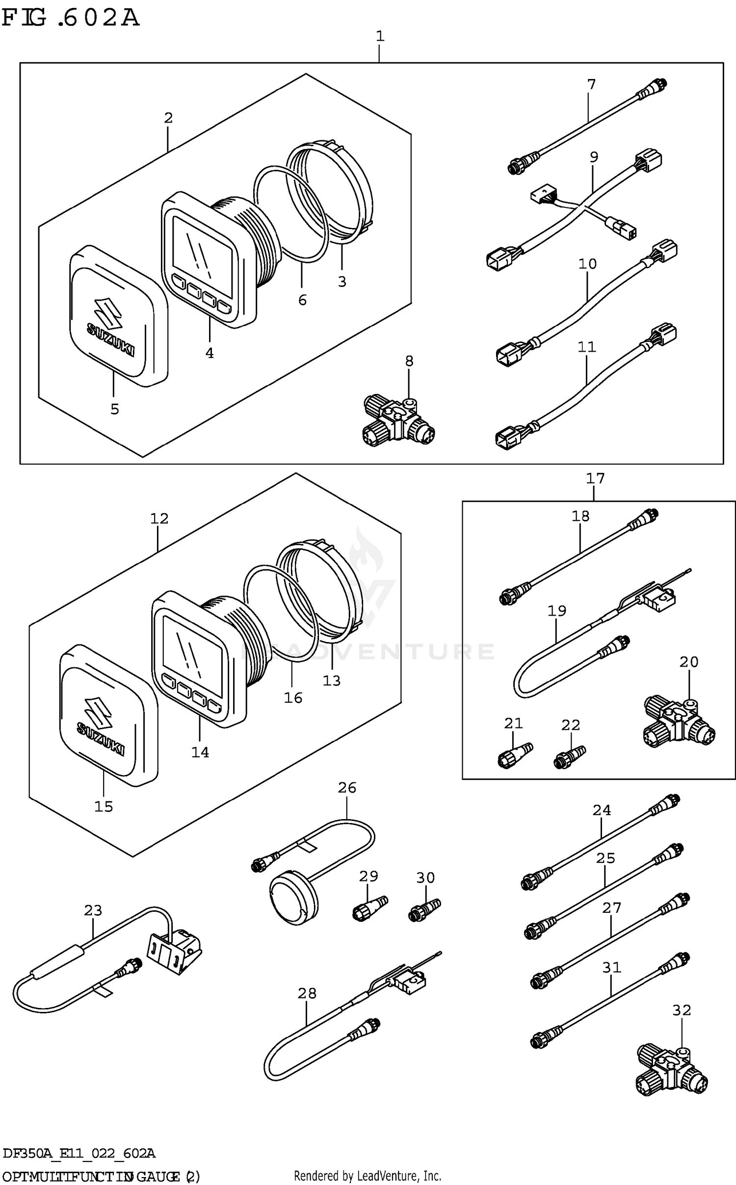 OPT:MULTI FUNCTION GAUGE (2) (020,021)