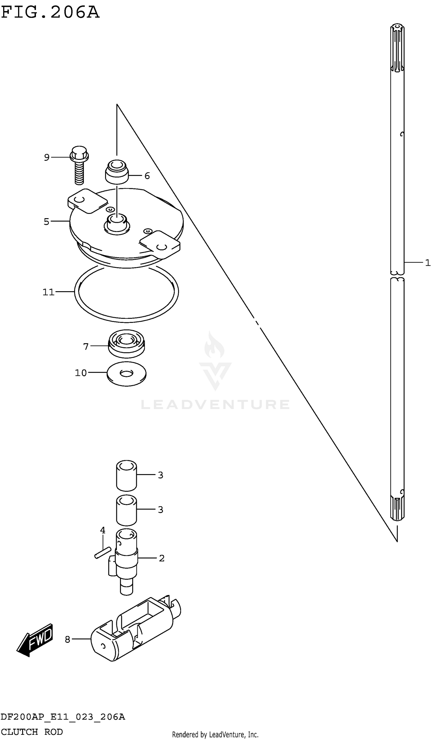 CLUTCH ROD