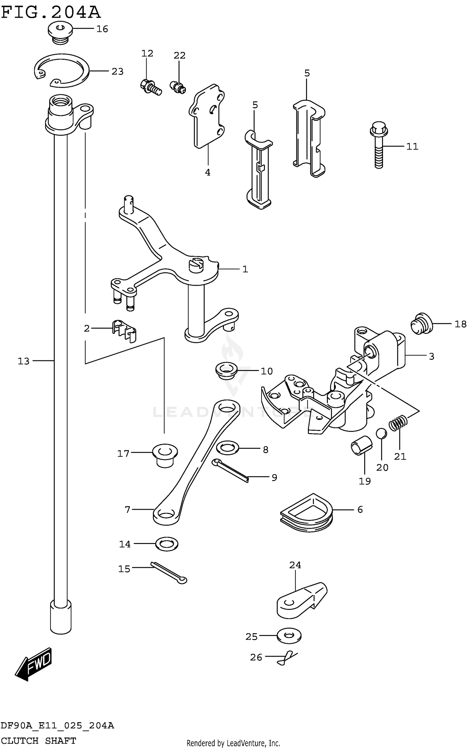 CLUTCH SHAFT
