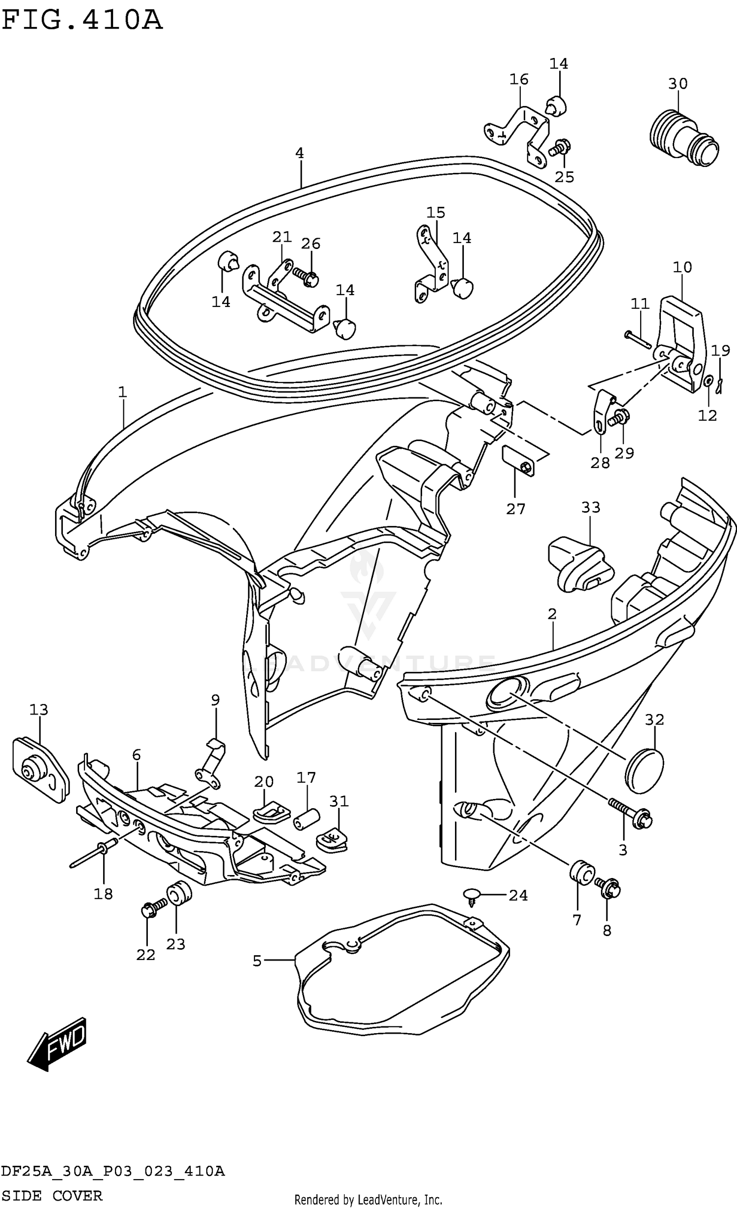 SIDE COVER (DF25A)