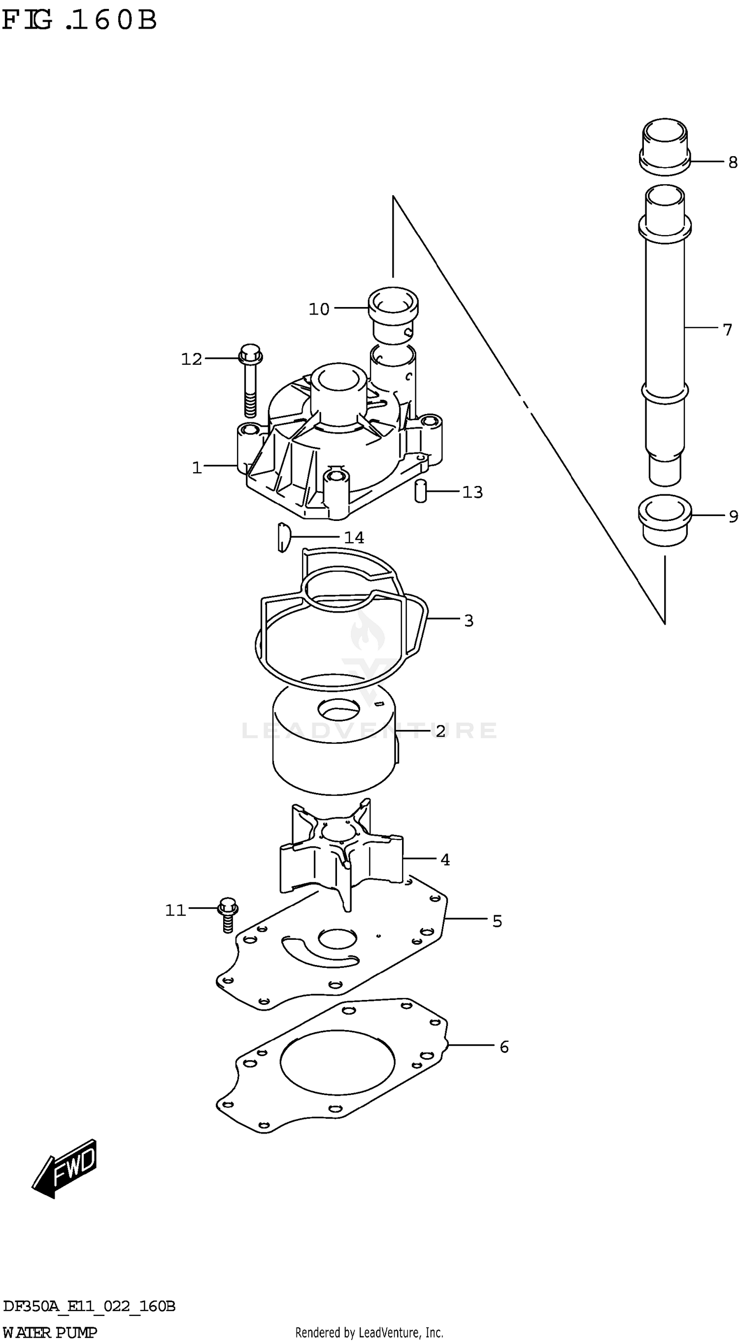 WATER PUMP (E40)
